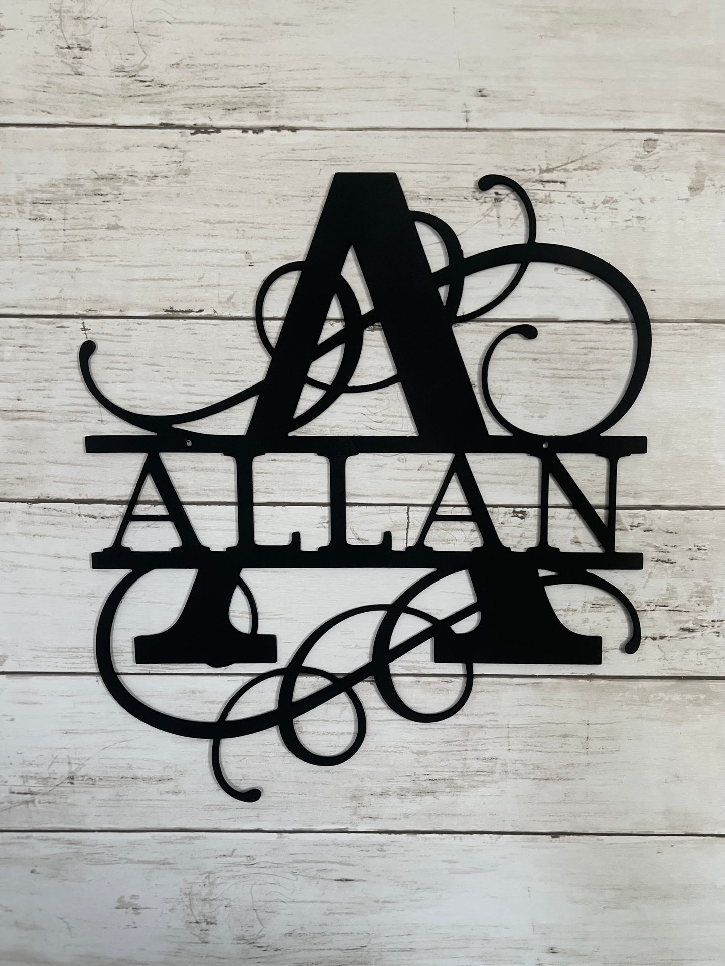 Personalized Metal Monogram