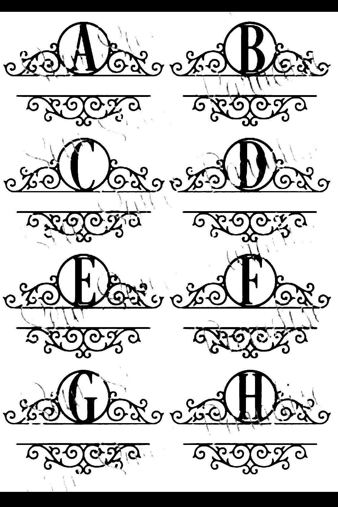 Personalized Metal Monogram